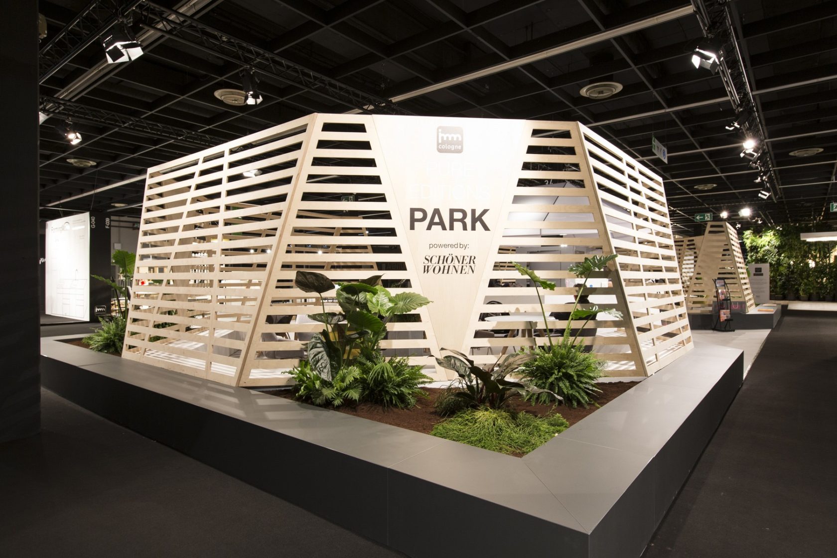 Messebau Messestand Pure Editions Park Imm 2019 Koeln Cologne 2