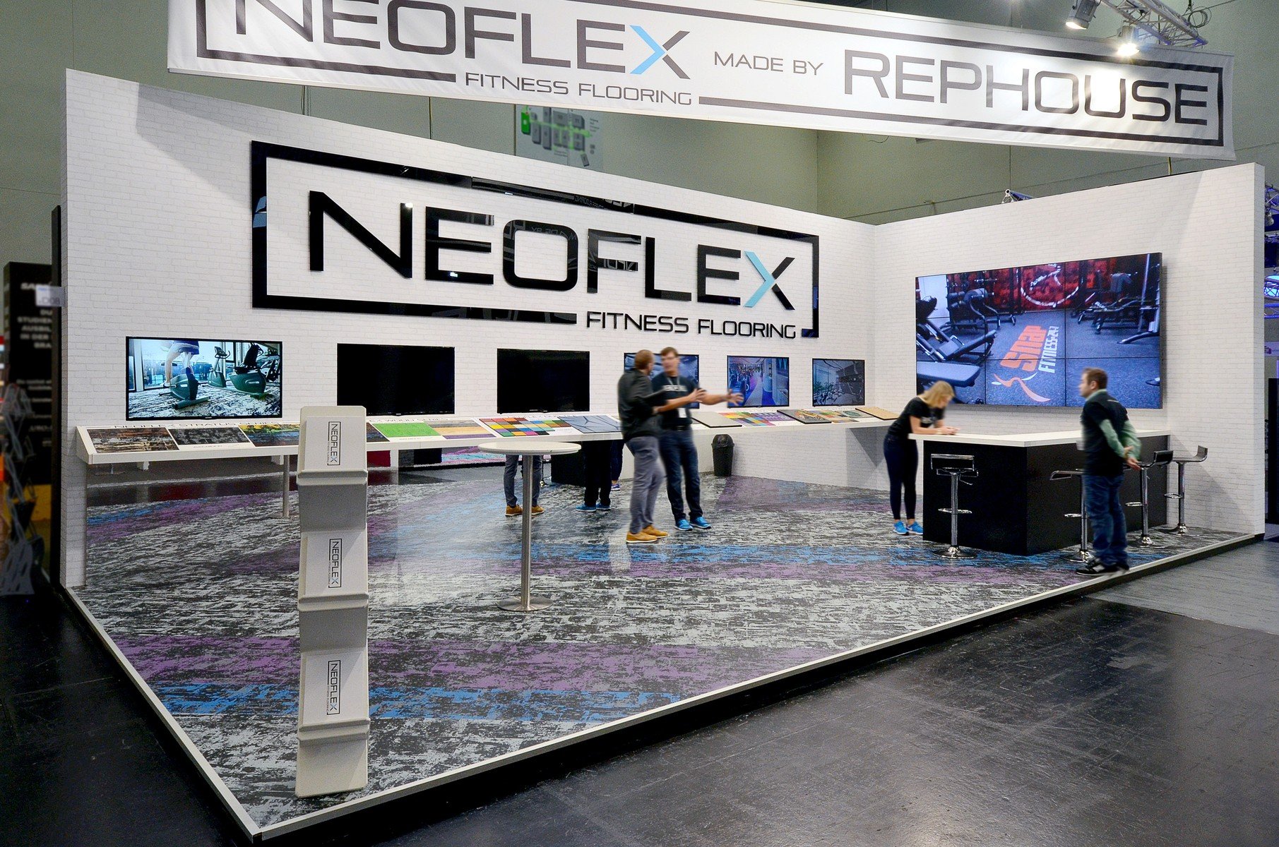 Rephouse Neoflex Fitness Floring Messestand Fibo 2018 4